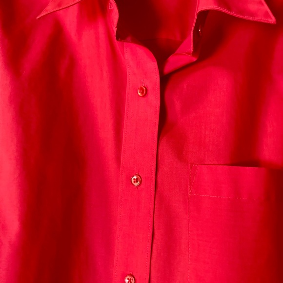 Foxcroft Red Wrinkle-Free Shirt - Picture 3 of 8